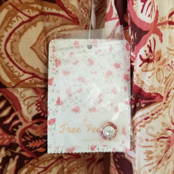 Free People Flare Cuff Top Women/Girls Size XS - Picture 8 of 13